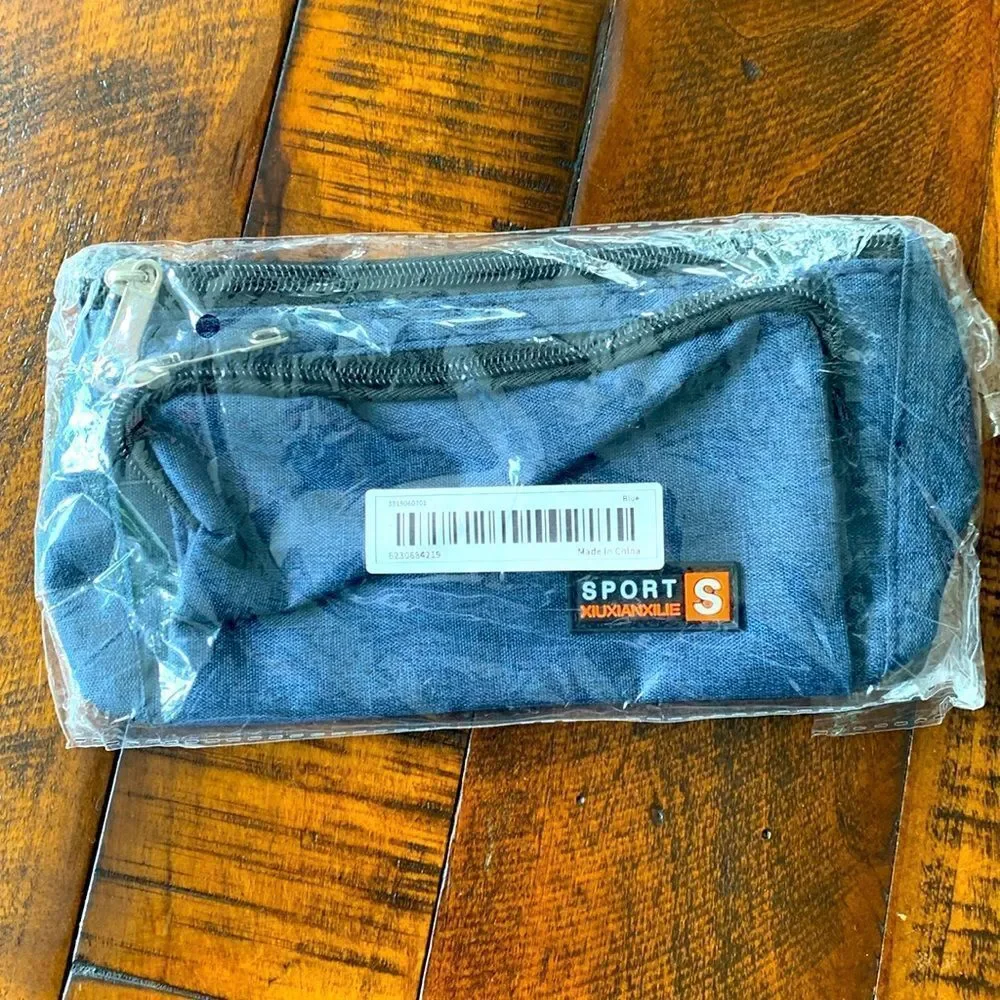Money Belt or Fanny Pack in Navy Blue
